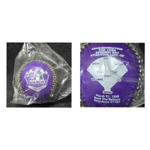 Arizona Diamondbacks Baseball 1999 Starting Line-Up Ball McDonalds MLB Collect